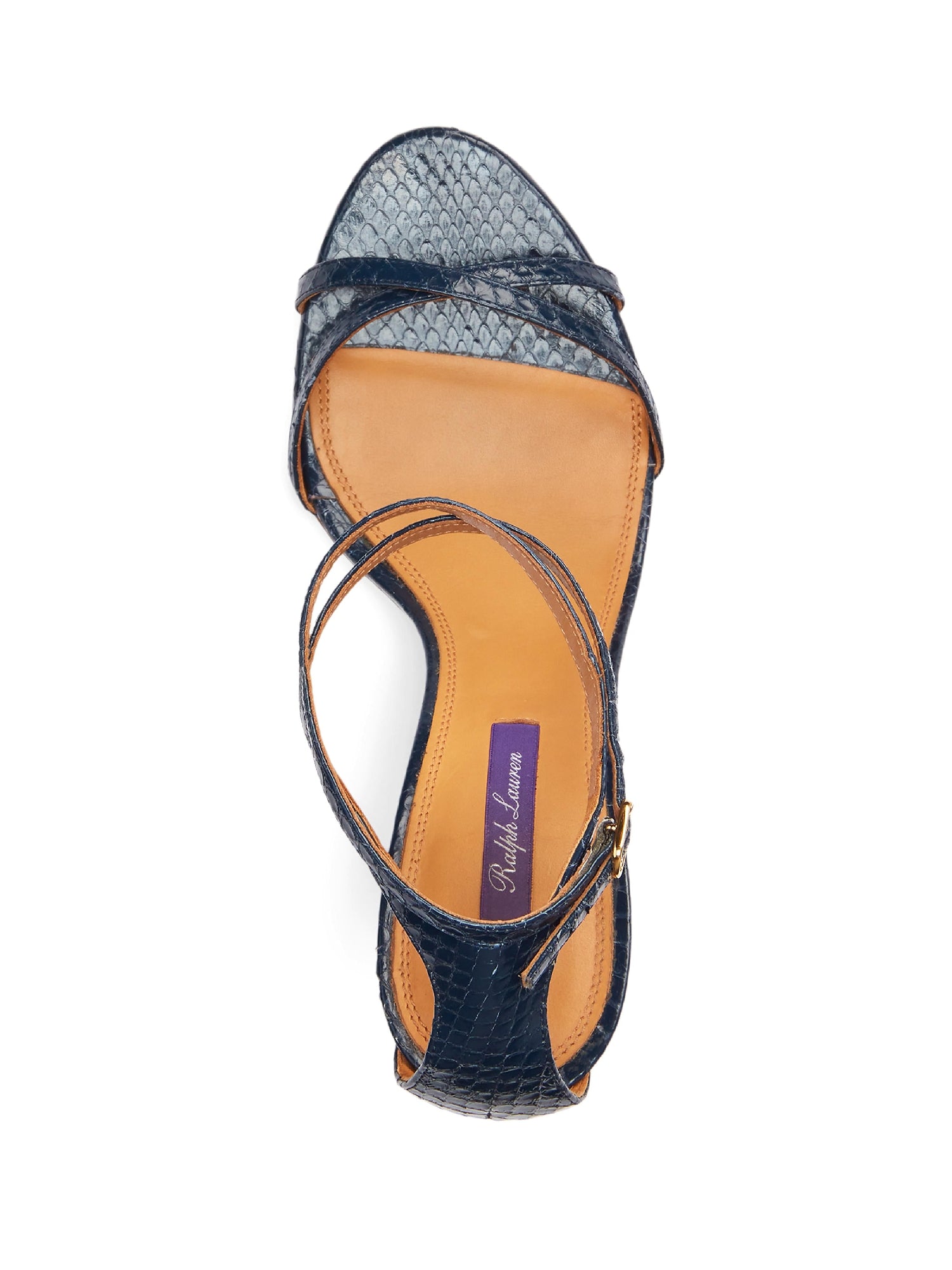 Ardelisa 100 leather sandals - Navy Navy