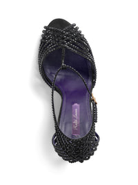 Sandales Keara 100 décorées en cuir - Black