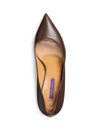 Dinah 60 leather pumps - Luggage Brown