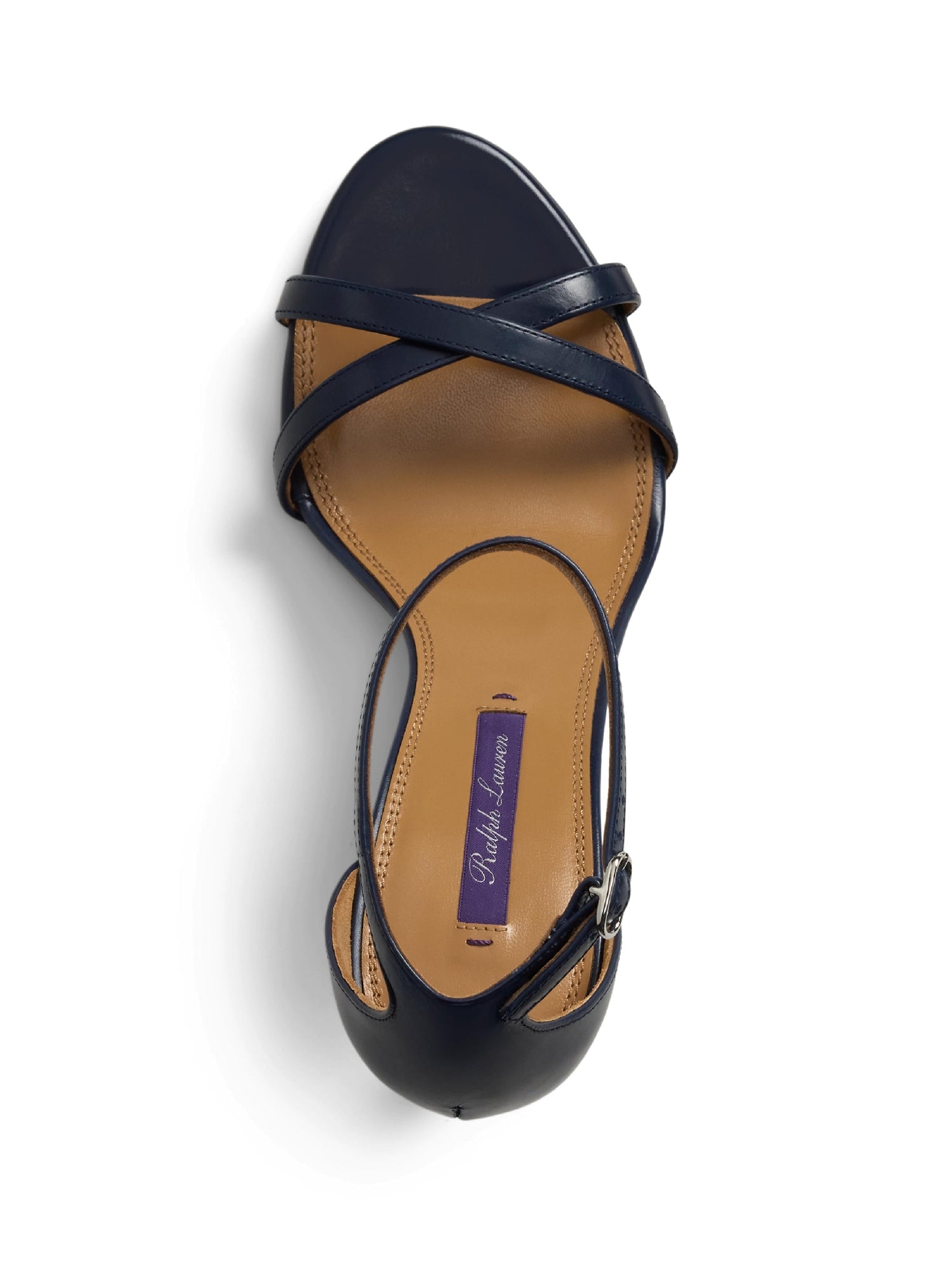 Sandales Perrin 95 en cuir - Lux Navy