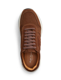 6 STOCK CHESTNUT BROWN LOW TOP LACE