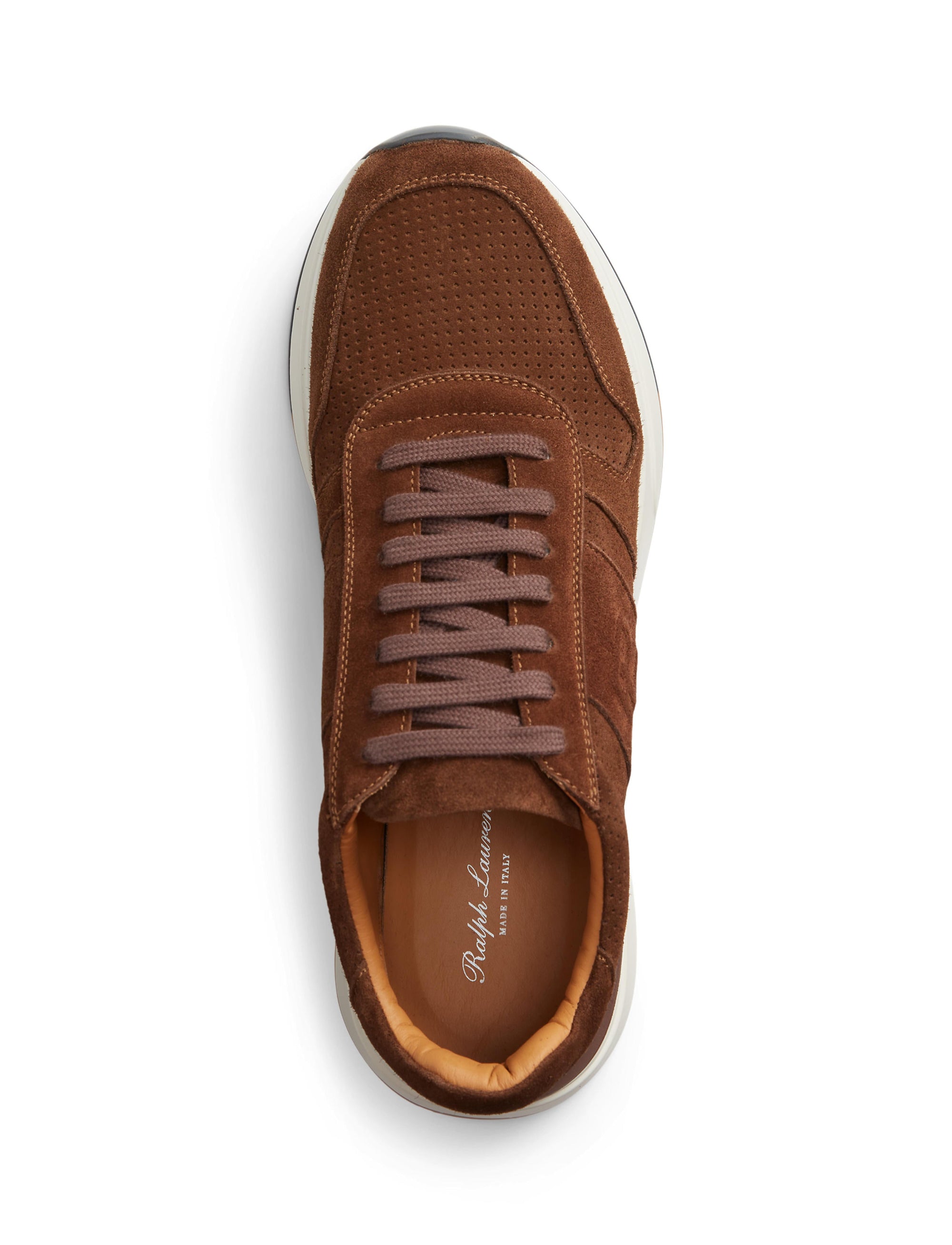 6 STOCK CHESTNUT BROWN LOW TOP LACE