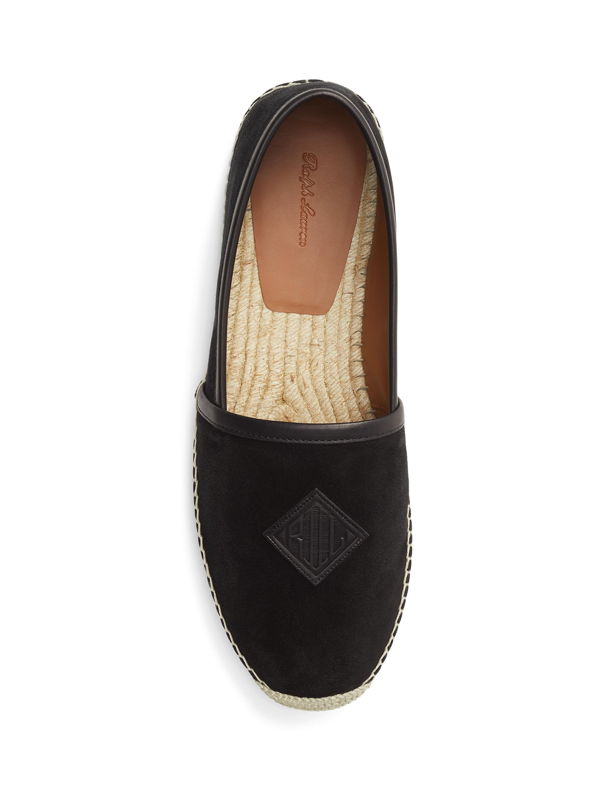 Espadrilles Bowsworth à monogramme daim - Black