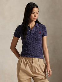 Twisted polo shirt - Newport Navy