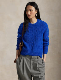 Wool turtleneck jumper - Pacific Royal