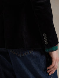 Blazer velours côtelé de coton - Polo Black