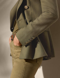 Veste Camden en cachemire - Icon Olive