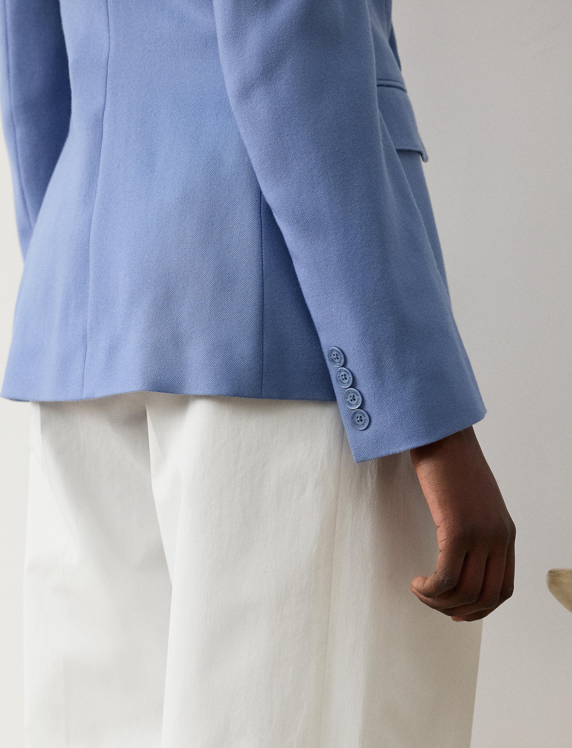 Veste Camden en cachemire - Cornflower