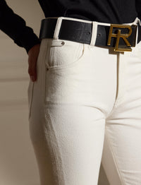 Jean bootcut - Blanc nacré