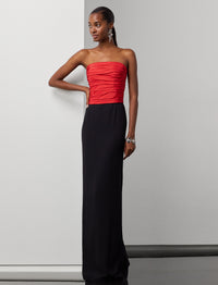 Jupe Shaniya en crêpe satin - Black