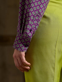 5 STOCK PURPLE BLOUSE