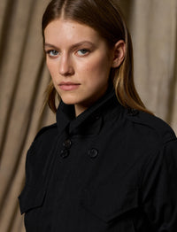 Veste de treillis Milton en sergé - Black