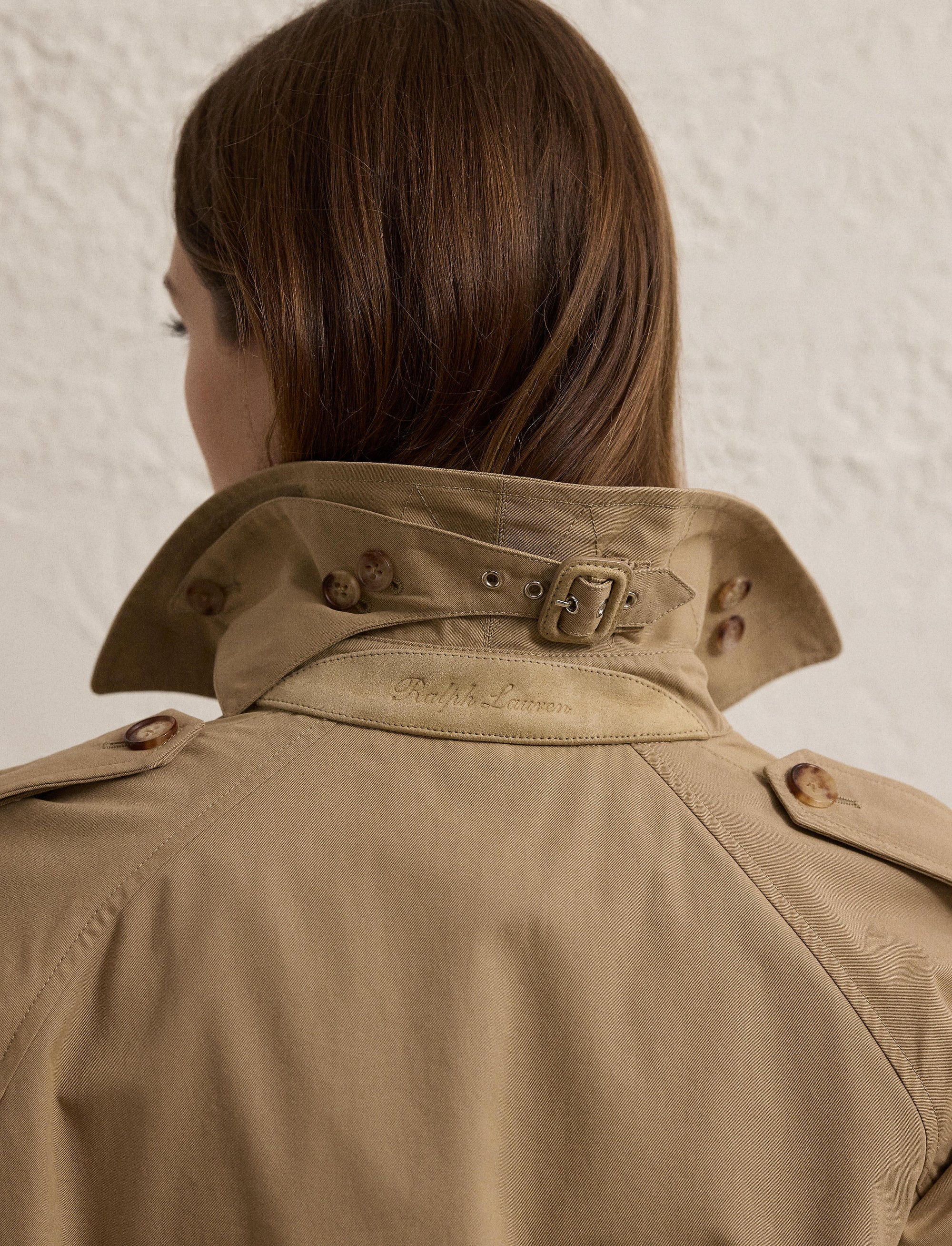 Trench-coat Niles en sergé de coton - Icon Tan