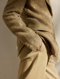 Veste Preston décorée en tweed - Tan