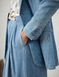 Veste Russel en denim - Light Indigo