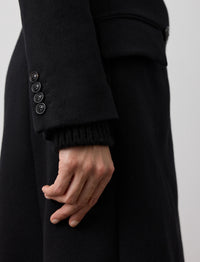 Manteau Anthony en laine - Black