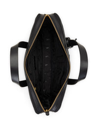 Porte-documents Polo en toile et finition cuir - Black