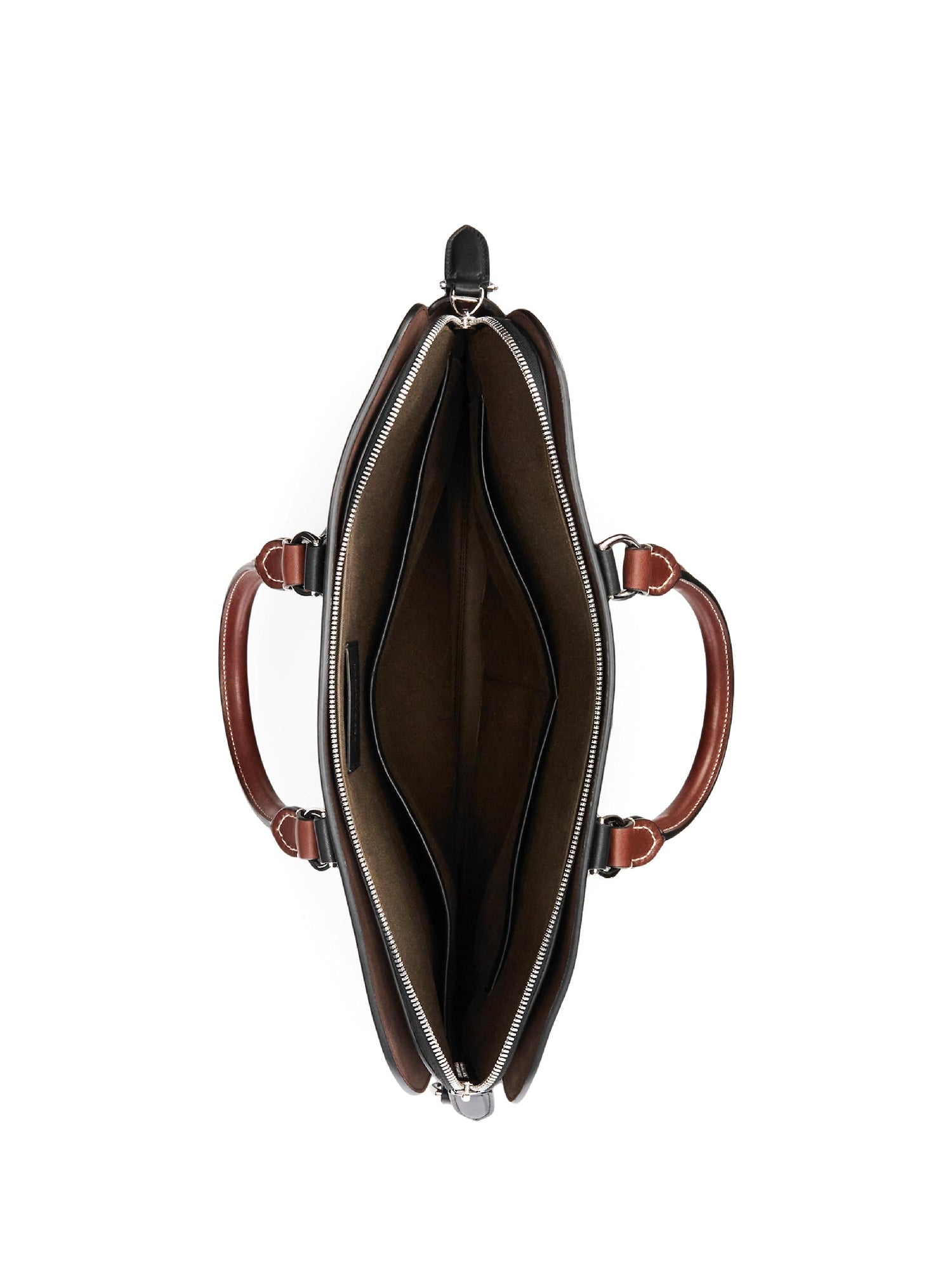 Porte-documents Voyager en cuir - Black