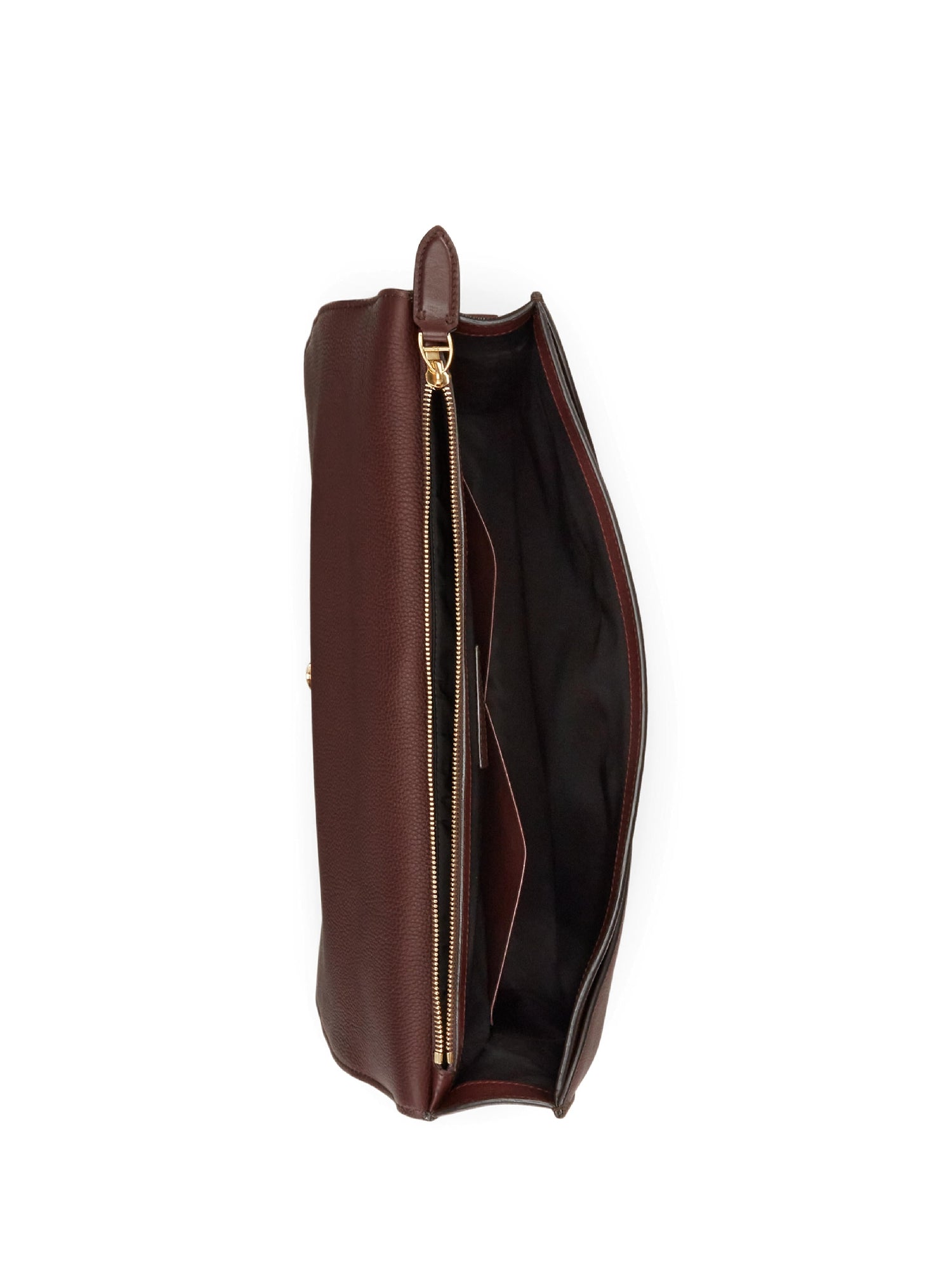 Porte-documents RL en cuir - Dark Luggage Brown