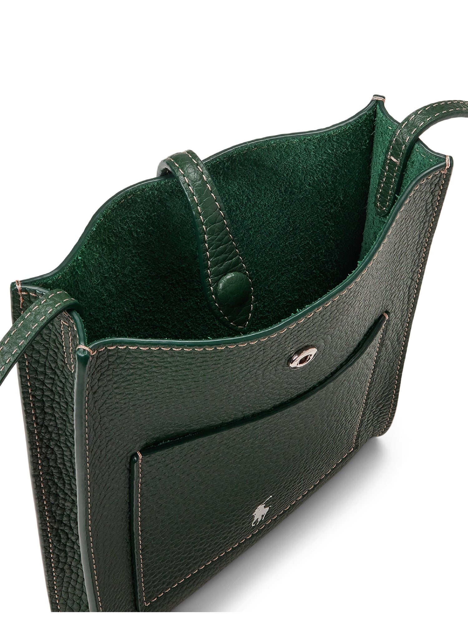 Polo Play leather shoulder bag and pocket - Ficus