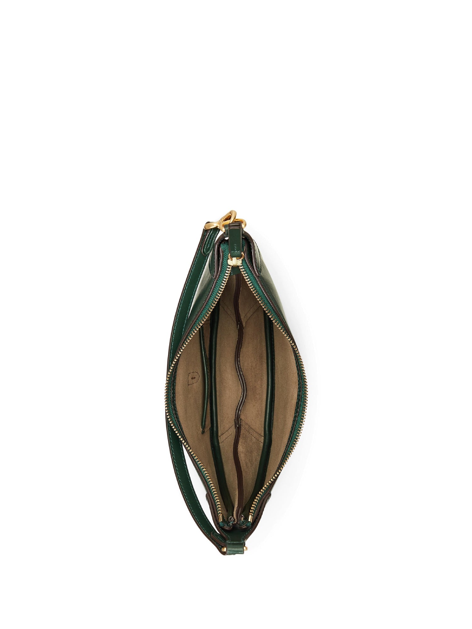 Mini-sac Polo ID en cuir - Bottle Green
