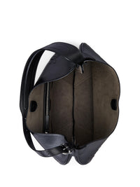 Grand sac Shoulder Polo ID en cuir - Black