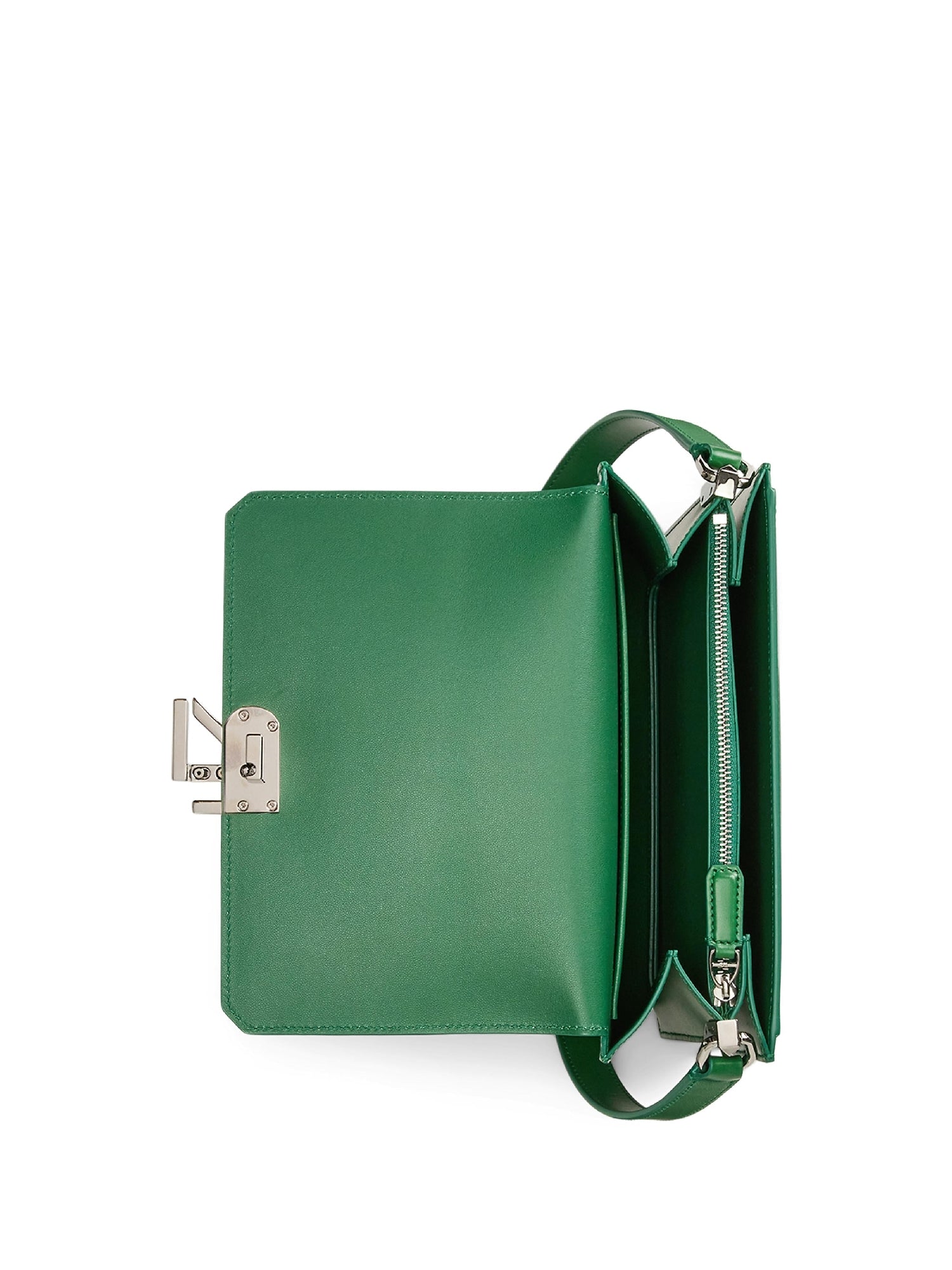 2pcs / DJV / IN-12 / OUT-6 / ST-50% / PRIX DJV-490€  // BOTTLE GREEN CROSSBODY SMALL RL CROSSBODY