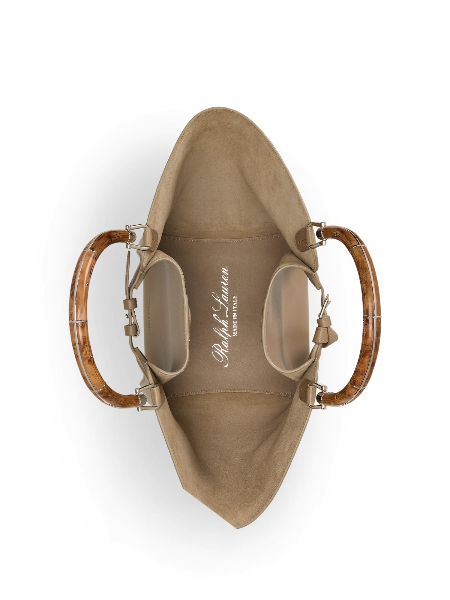 Cabas Ralph en cuir - Taupe