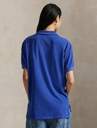 Polo coupe originale en coton piqué - Graphic Royal