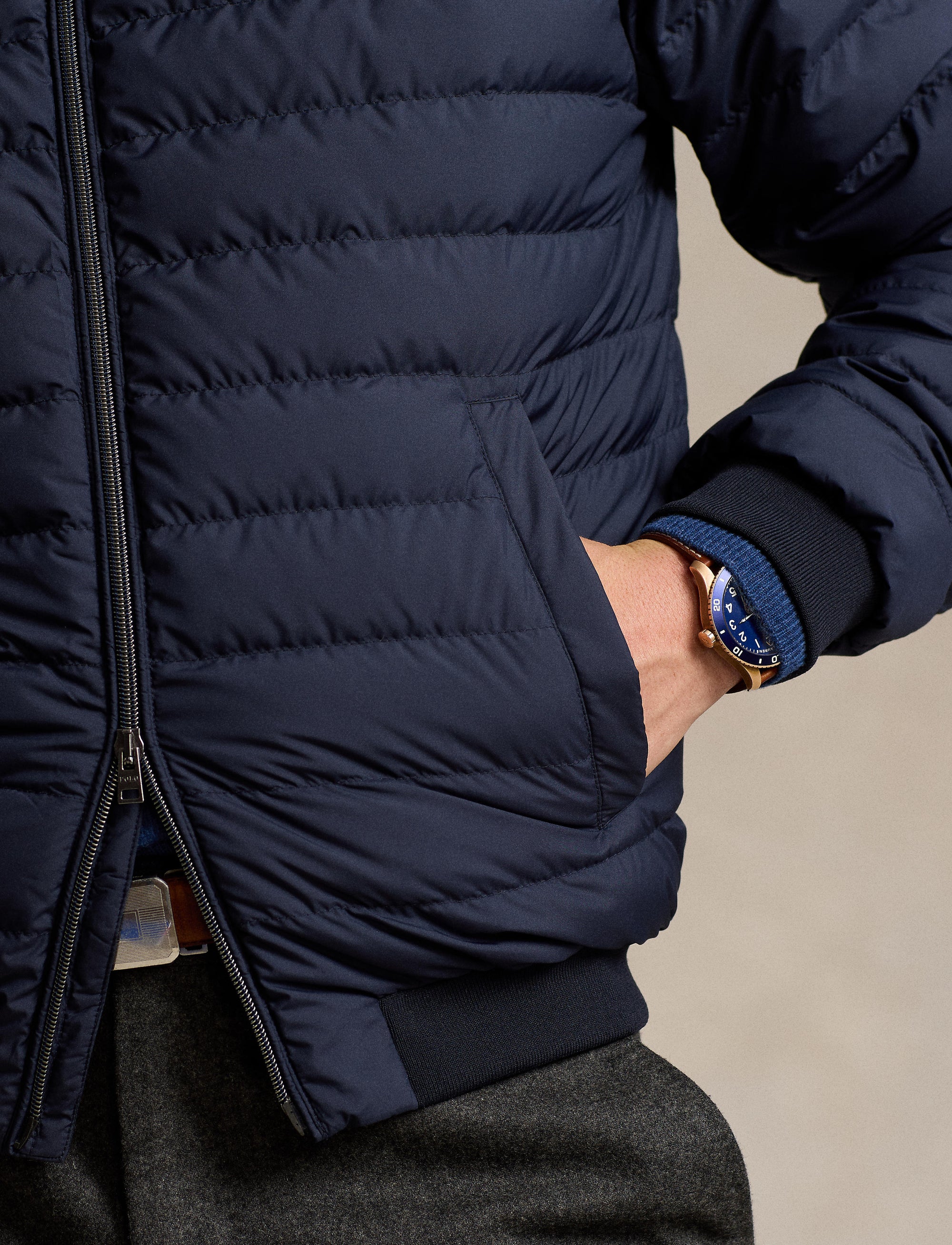Doudoune bomber Baker - Collection Navy