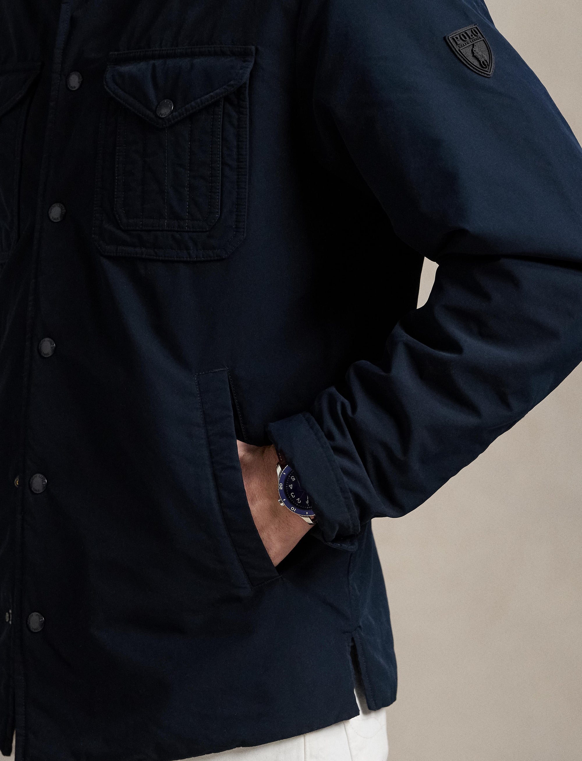 Pearson overshirt - Navy collection