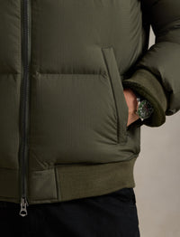 Wyoming ripstop down jacket - Ranger Green