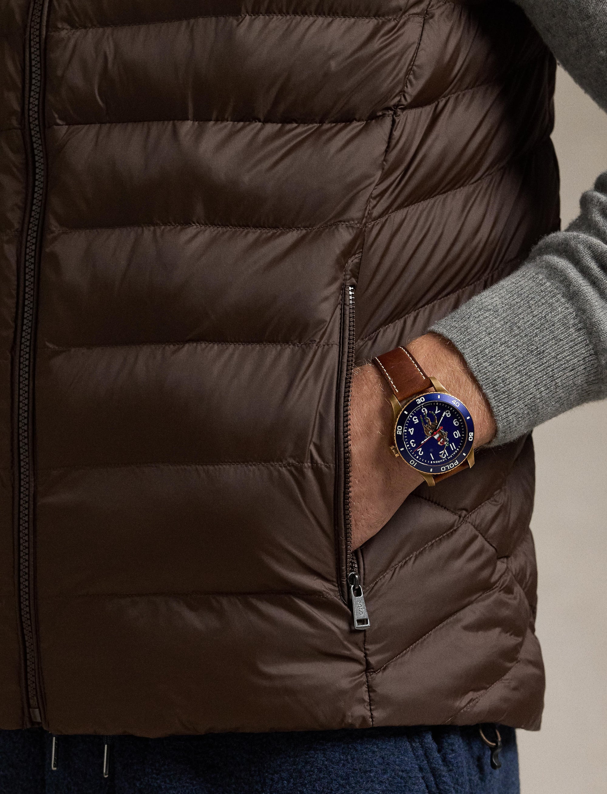Gilet rangeable Colden - Nutmeg Brown