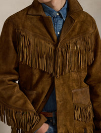 Veste à franges en daim - Hunter Brown