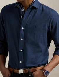 8pcs / NEW // 6545O MEDIEVAL BLUE HEATHER SPORT SHIRT LONG SLEEVE CUESTPPCS