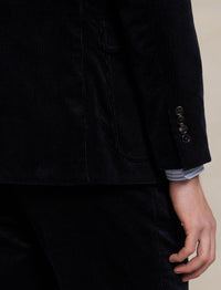 Veste Polo Tailored Fit velours côtelé - Fall Navy
