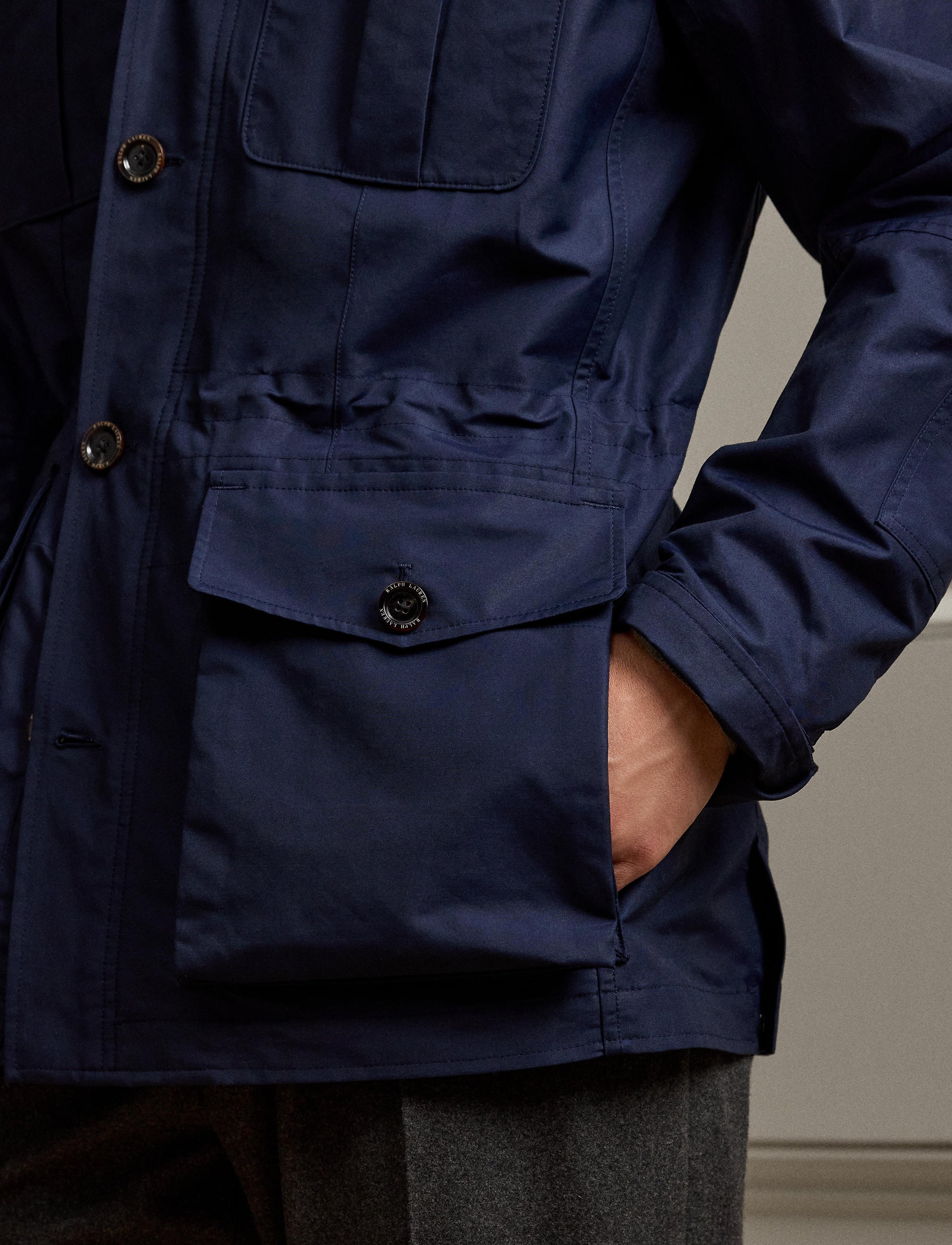 Hartridge 4-pocket jacket - Chairman Navy