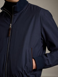 Walker silk performance windbreaker - Maritime Navy