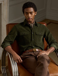 Corduroy shirt - Forest Night