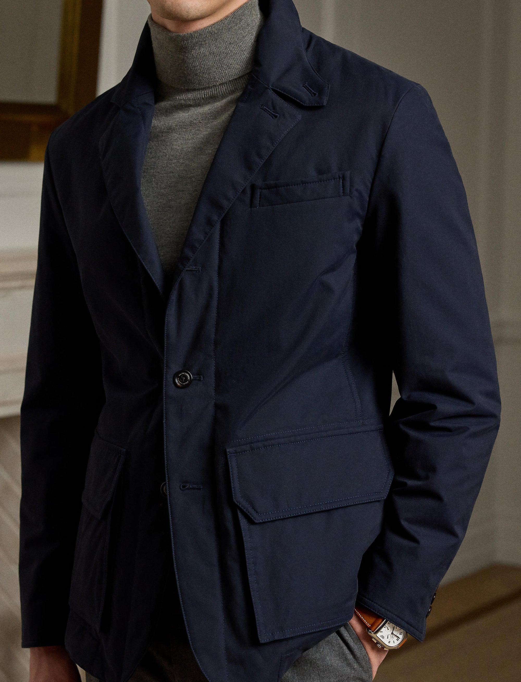 Kensington hybrid down jacket - Classic Chairman Navy