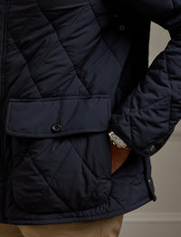 Carleton quilted down jacket - Classic Chairman Navy