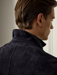 Veste de treillis Crawford en daim - Classic Chairman Navy