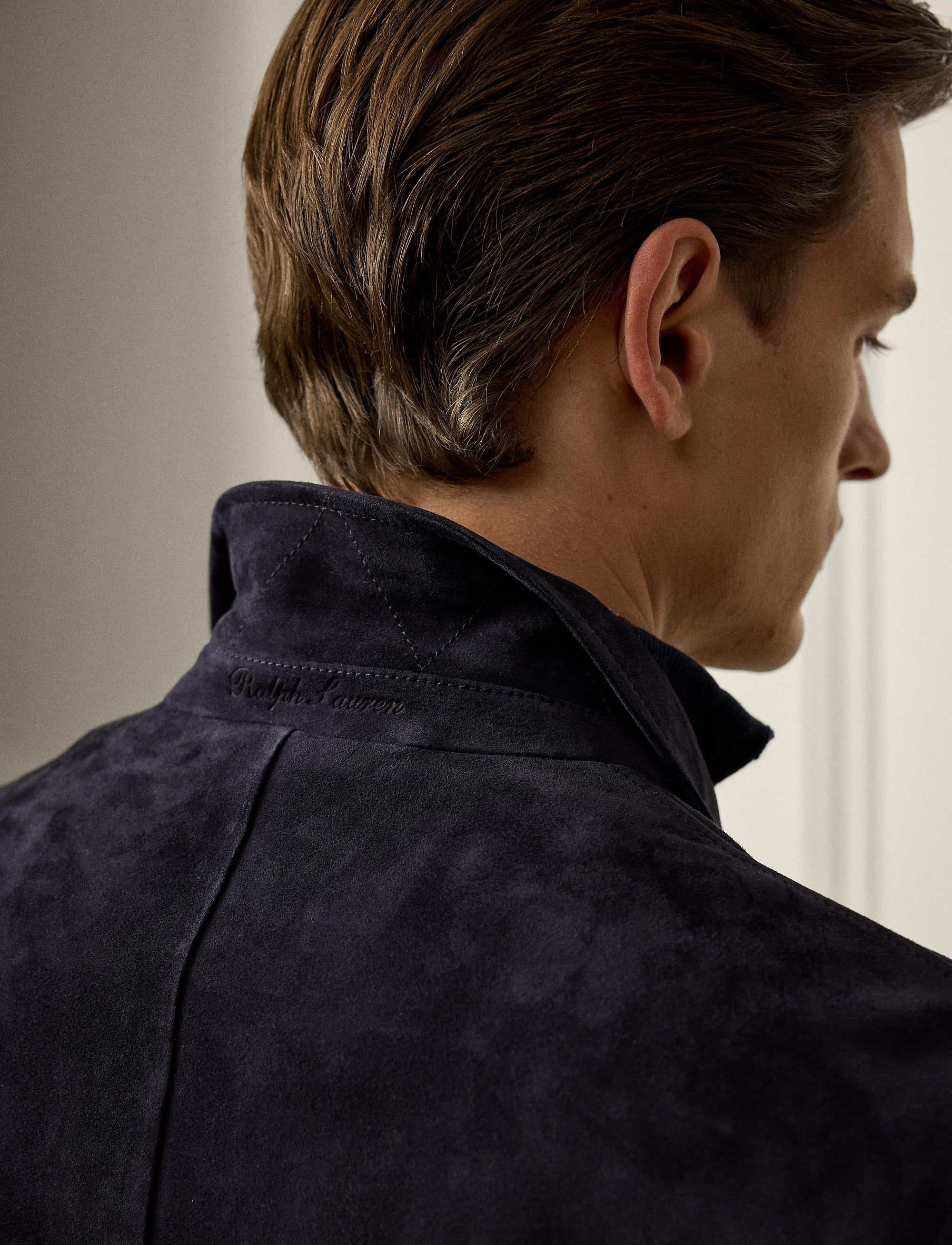 Veste de treillis Crawford en daim - Classic Chairman Navy