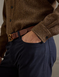 Wool and cashmere blend button-down sports shirt - Multicolour