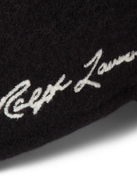 Ralph Lauren Yankees cashmere cap - Polo Black With White Logo