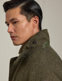 1pcs / NEW // OLIVE/LODEN MULTI PURPLE DECO COAT NO SUBCLASS WALLACE JKT