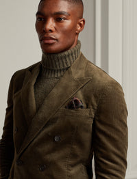 Veste de costume Hadley en velours - Dusty Sage