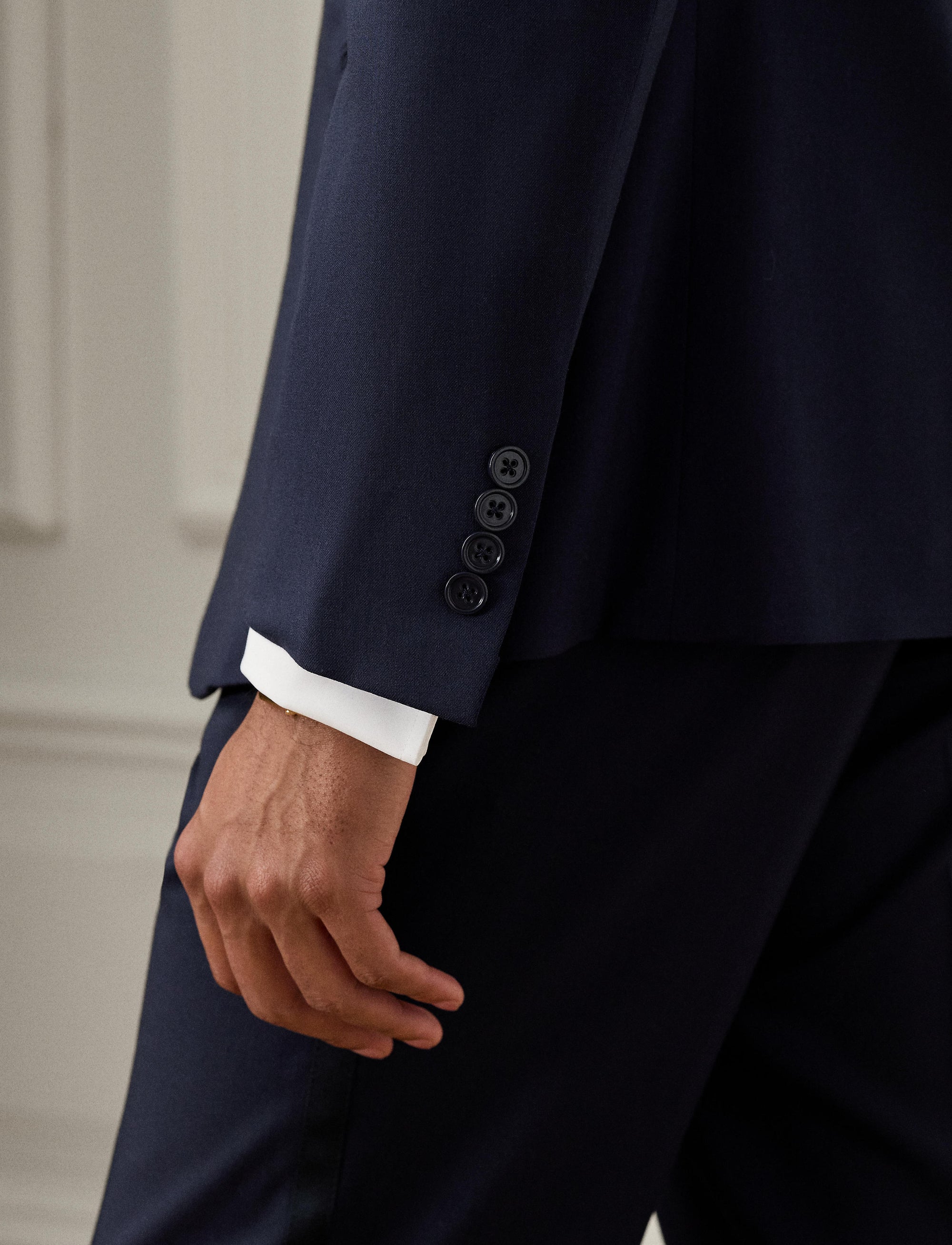 Smoking Gregory en laine - Navy