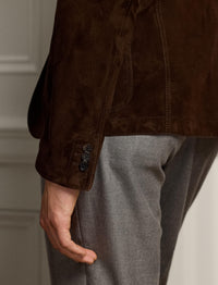 Blazer en daim - Brown
