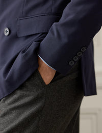 Veste de costume Kent en laine - Dark Navy